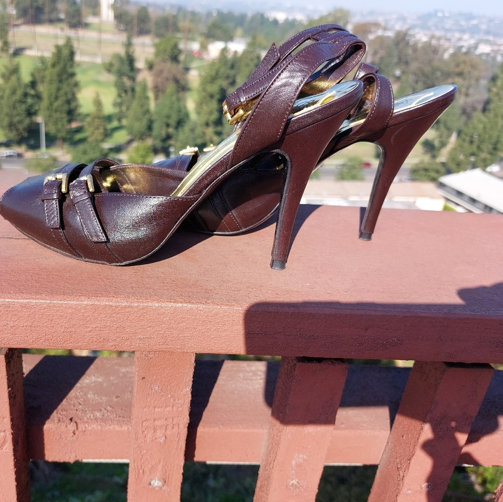 Rock & Republic Strappy Peep Toe Heels size 38